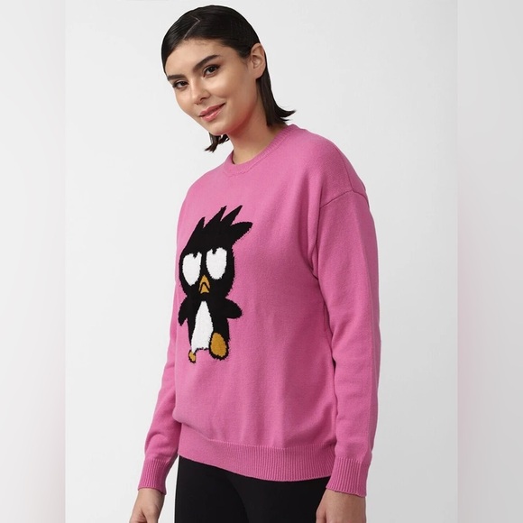 HELLO KITTY AND FRIENDS by SANRIO x FOREVER 21 Badtz Maru Sweater Pullover - Picture 2 of 8